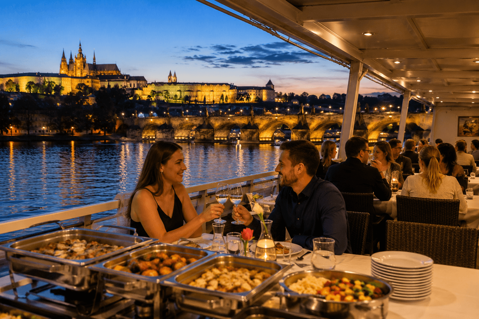 Prague dinner cruise